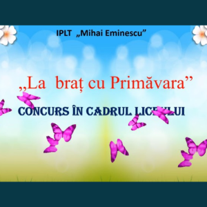 LA BRAȚ CU PRIMĂVARA